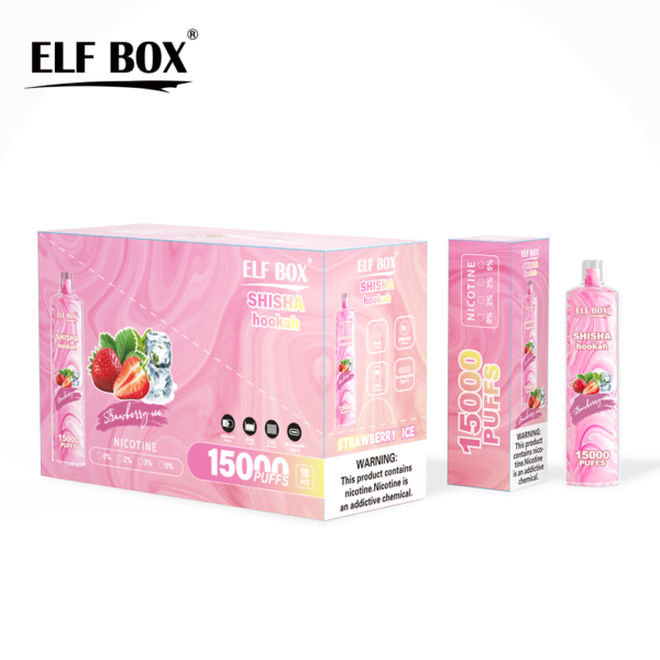 ELF BOX LS15000 Puff Shisha Hookah 0% 2% 5% Nicotine Rechargeable Disposable Vape Wholesale - WINGVAPE - 6