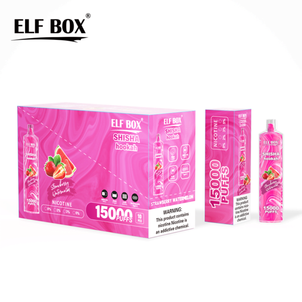 ELF BOX LS15000 Puff Shisha Hookah 0% 2% 5% Nicotine Rechargeable Disposable Vape Wholesale - WINGVAPE - 8