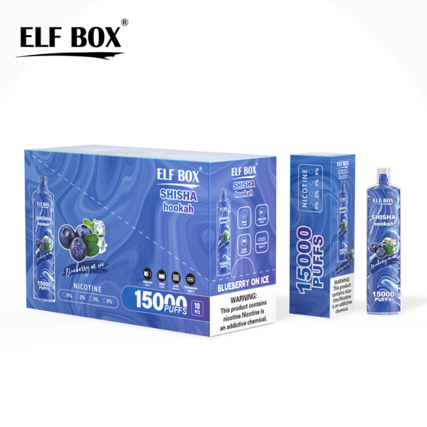 ELF BOX LS15000 Puff Shisha Hookah 0% 2% 5% Nicotine Rechargeable Disposable Vape Wholesale - WINGVAPE - 10