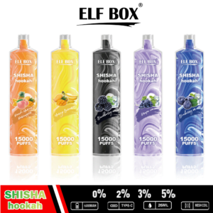 ELF BOX LS15000 Puff Shisha Hookah 0% 2% 5% Nicotine Rechargeable Disposable Vape Wholesale - WINGVAPE - 18