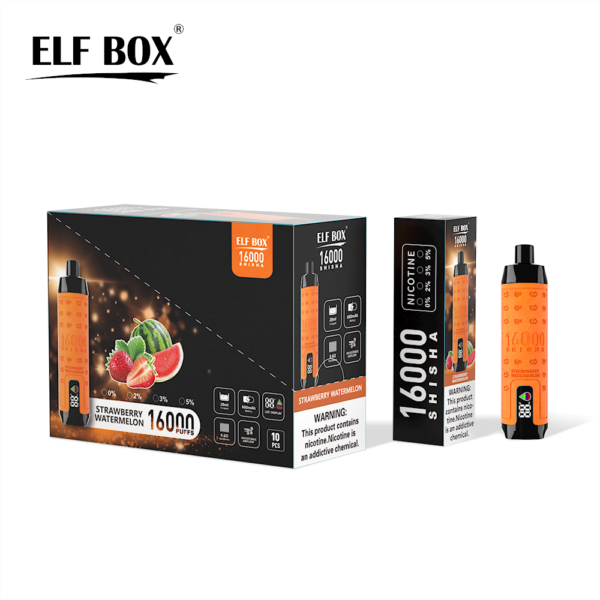 ELF BOX SHISHA 16000 Puffs 0%/2%/3%/5% Nicotine Rechargeable Disposable Vape Wholesale - WINGVAPE - 5