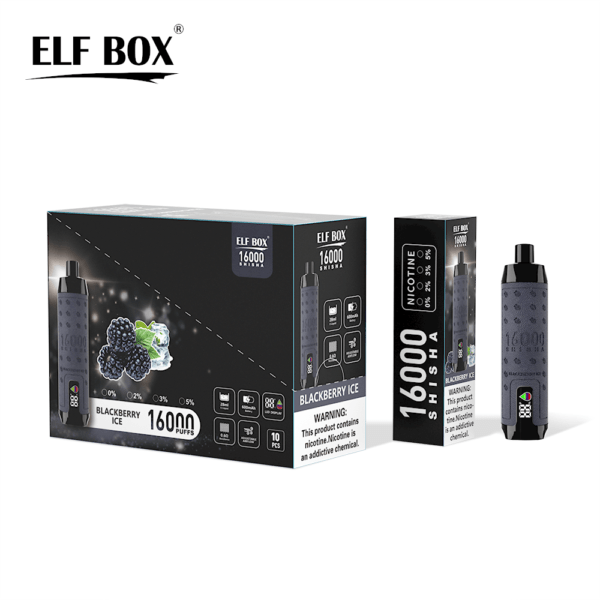 ELF BOX SHISHA 16000 Puffs 0%/2%/3%/5% Nicotine Rechargeable Disposable Vape Wholesale - WINGVAPE - 6