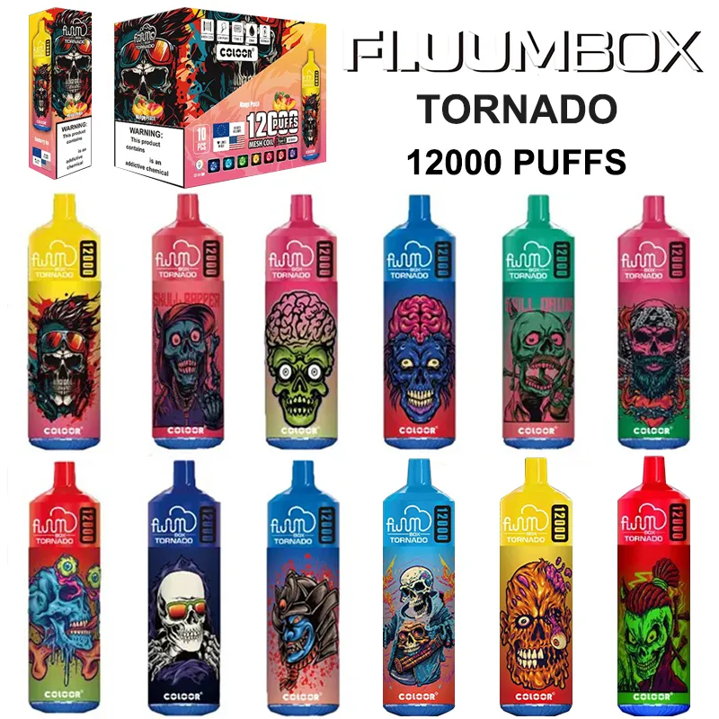 FLUUM BOX 12000 Puffs 0% 2% 3% 5% Nicotina Recarregável Vape Pen Pods E-Cigarro Atacado - WINGVAPE - 1