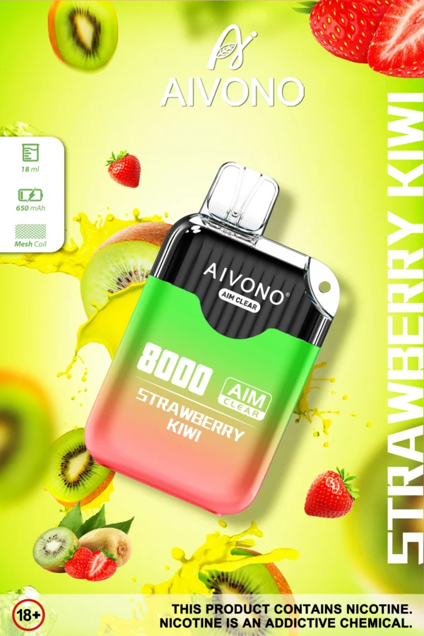 AIVONO AIM CLEAR 8000 Puffs 0% 2% 5% Χαμηλής περιεκτικότητας σε νικοτίνη επαναφορτιζόμενη μίας χρήσης στυλό Vapes Μαζική Αγορά Χονδρικής - WINGVAPE - 5
