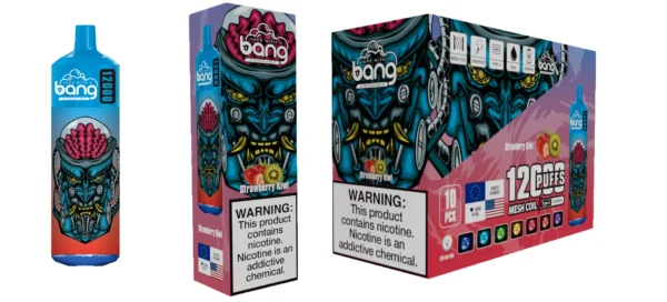 Bang 12000 Puffs 0% 2% 3% 5% Χαμηλής περιεκτικότητας σε νικοτίνη επαναφορτιζόμενη μίας χρήσης στυλό Vapes Μαζική Αγορά Χονδρικής - WINGVAPE - 20