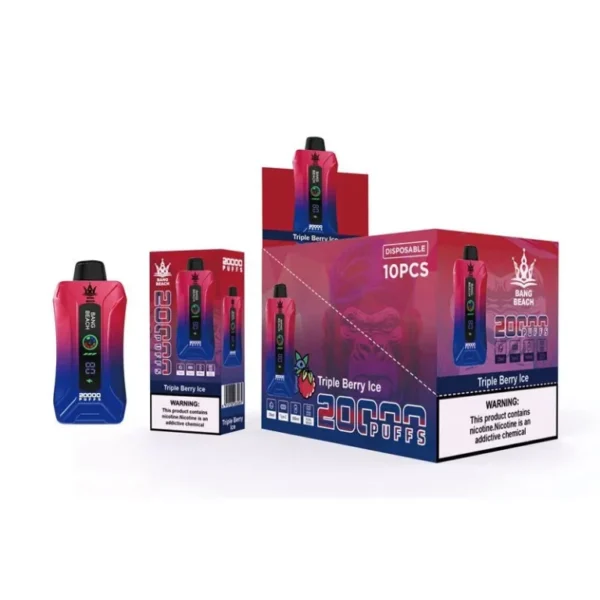 Bang Beach 20000 Puffs 0% 2% 3% 5% Low Nicotine Rechargeable Disposable Vapes Pen Bulk Buy Wholesale - WINGVAPE - 4