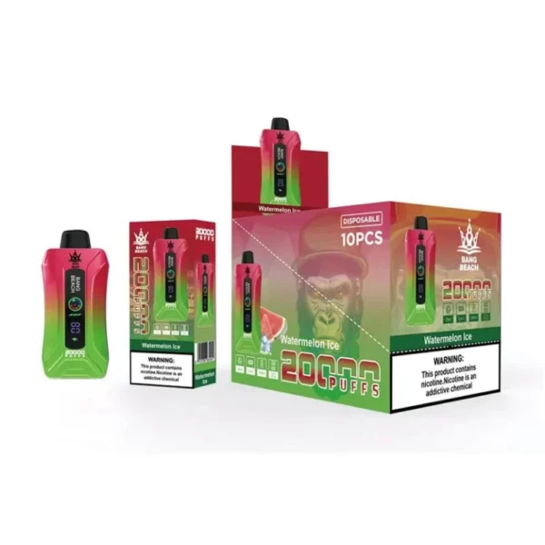 Bang Beach 20000 Puffs 0% 2% 3% 5% Low Nicotine Rechargeable Disposable Vapes Pen Bulk Buy Wholesale - WINGVAPE - 5
