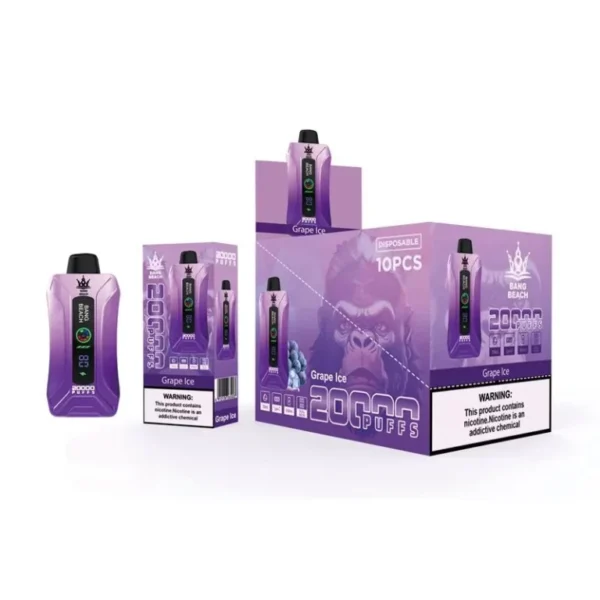 Bang Beach 20000 Puffs 0% 2% 3% 5% Low Nicotine Rechargeable Disposable Vapes Pen Bulk Buy Wholesale - WINGVAPE - 7