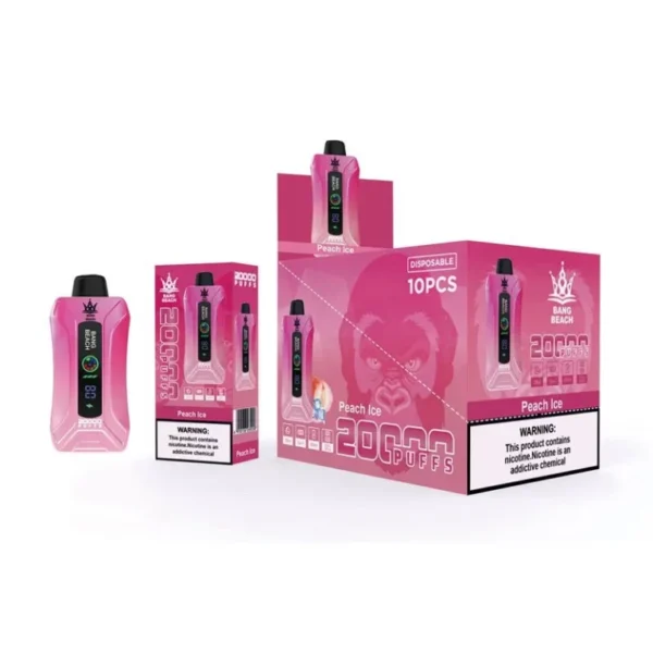 Bang Beach 20000 Puffs 0% 2% 3% 5% Low Nicotine Rechargeable Disposable Vapes Pen Bulk Buy Wholesale - WINGVAPE - 8
