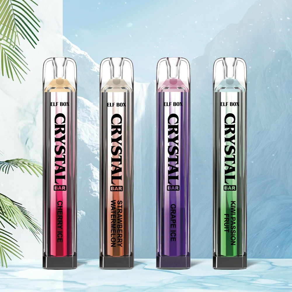 ELF BOX CRYSTAL BAR 600 vpihov 0% 2% 5% Nikotinski vape za enkratno uporabo na debelo
