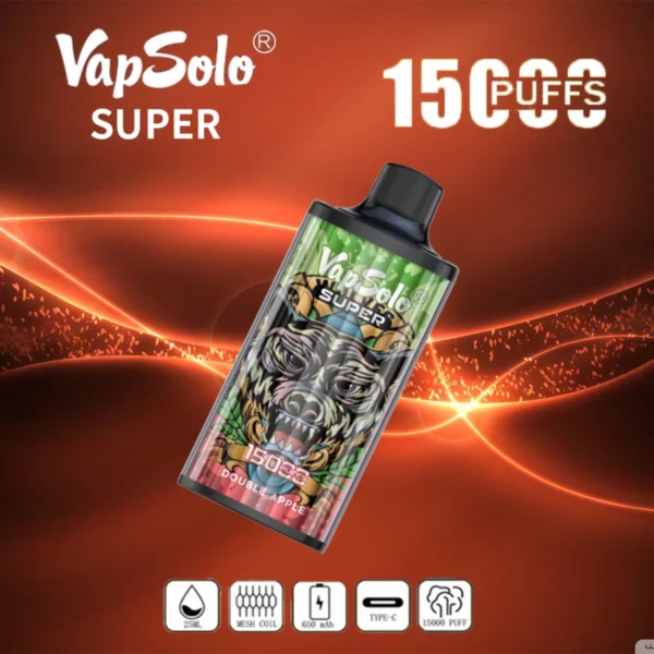 Vapsolo Super 15000 Puffs 2% 5% Alacsony nikotintartalmú tömeges vásárlás Újratölthető, eldobható Vapes toll nagykereskedés - WINGVAPE - 12