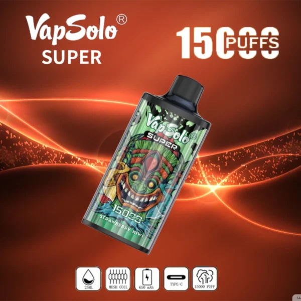 Vapsolo Super 15000 Puffs 2% 5% Alacsony nikotintartalmú tömeges vásárlás Újratölthető, eldobható Vapes toll nagykereskedés - WINGVAPE - 6