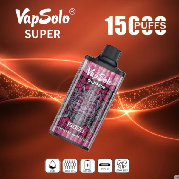 Vapsolo Super 15000 Puffs 2% 5% Alacsony nikotintartalmú tömeges vásárlás Újratölthető eldobható Vapes toll nagykereskedés - WINGVAPE - 10