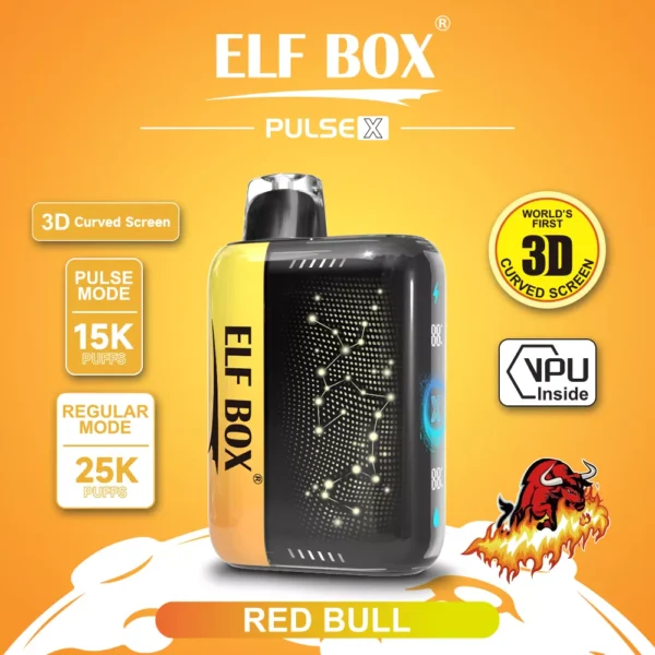 Elf Box Pulse X 25000 Puffs Dual Mesh 0% 2% 3% 5% Schermo LED curvo 3D a basso contenuto di nicotina Penna per vaporizzatori usa e getta ricaricabile all'ingrosso Acquista all'ingrosso - WINGVAPE - 2