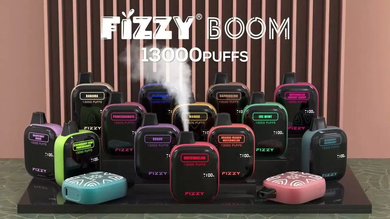 Fizzy Boom 13000 Rookwolken 2% 5% Oplaadbare wegwerpvapes-pen met laag nicotinegehalte Bulk Koop groothandel