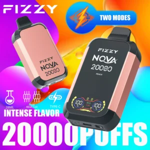 Fizzy Nova 20000 Puffs Dual Mesh 2% 5% Low Nicotine Rechargeable Disposable Vapes Pen Bulk Buy Wholesale - WINGVAPE - 9