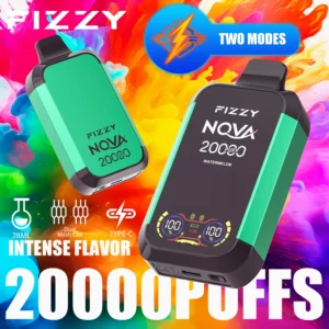 Fizzy Nova 20000 Puffs Dual Mesh 2% 5% Low Nicotine Rechargeable Disposable Vapes Pen Bulk Buy Wholesale - WINGVAPE - 10