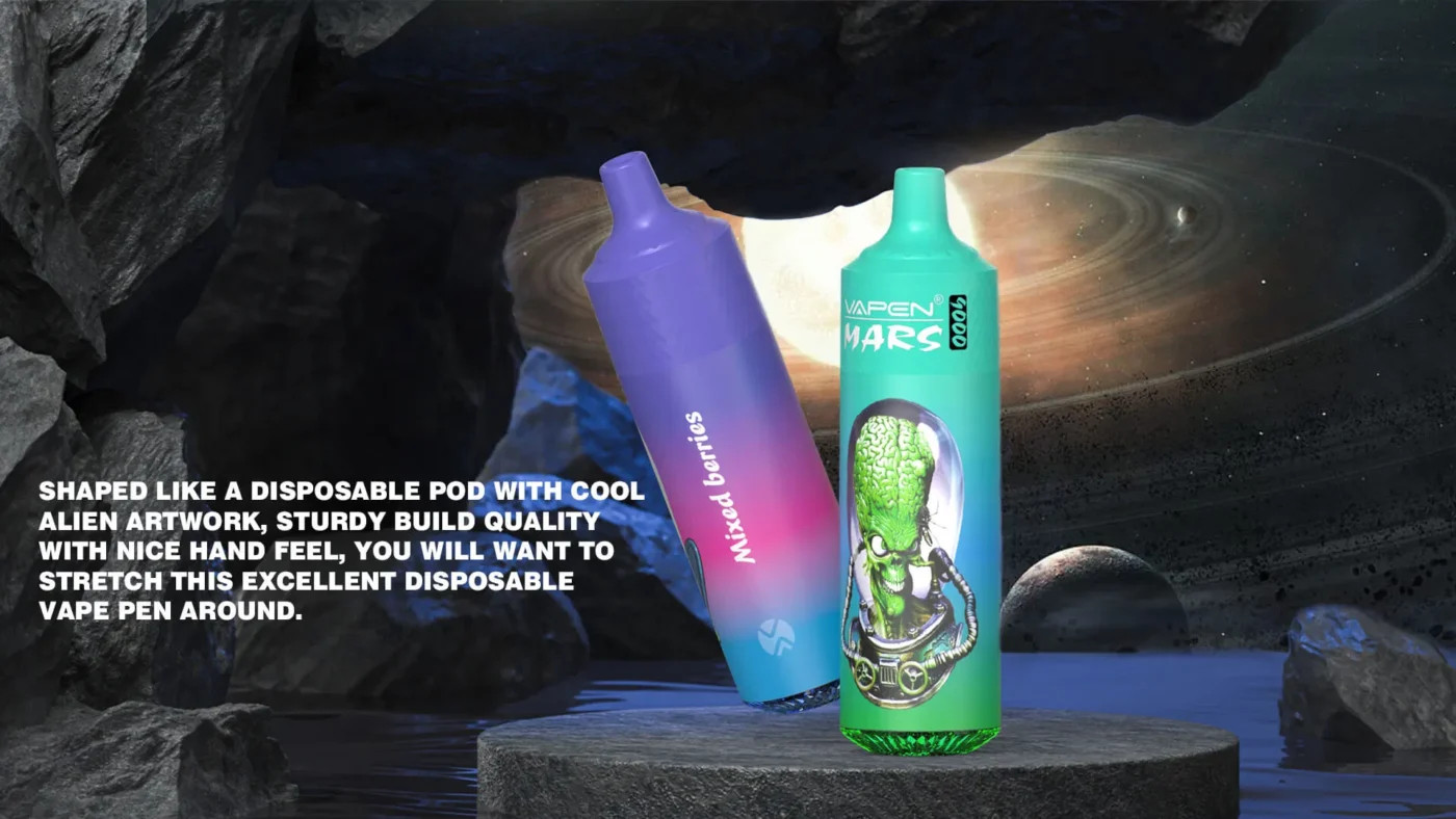 VAPEN Mars 9000 Puffs 0% 2% 5% Stilo vape reîncărcabil de unică folosință cu conținut scăzut de nicotină Cumpărați cu ridicata