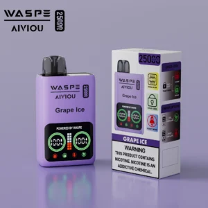 WASPE 25000 PUFFS Dual Mesh Box 0% 2% 5% Low Nicotine LED Display Rechargeable Disposable Vapes Pen Bulk Buy Wholesale - WINGVAPE - 13