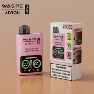 WASPE 25000 PUFFS Dual Mesh Box 0% 2% 5% Low Nicotine LED Display Rechargeable Disposable Vapes Pen Bulk Buy Wholesale - WINGVAPE - 12