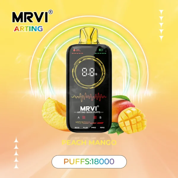 MRVI Arting 18000 Puffs Pantalla completa de malla dual 2% 5% Vapes desechables recargables con bajo contenido de nicotina Pluma Compra a granel al por mayor - WINGVAPE - 8