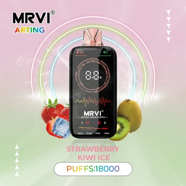 MRVI Arting 18000 Puffs Pantalla completa de malla dual 2% 5% Vapes desechables recargables con bajo contenido de nicotina Pluma Compra a granel al por mayor - WINGVAPE - 10