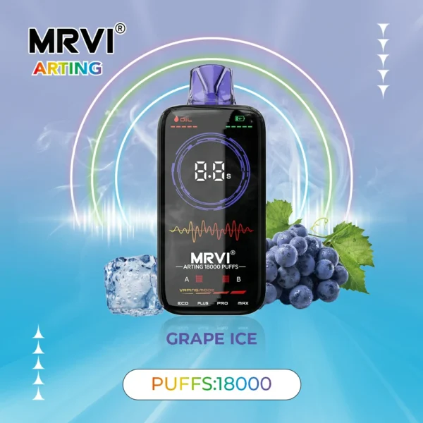 MRVI Arting 18000 Puffs Pantalla completa de malla dual 2% 5% Vapes desechables recargables con bajo contenido de nicotina Pluma Compra a granel al por mayor - WINGVAPE - 2