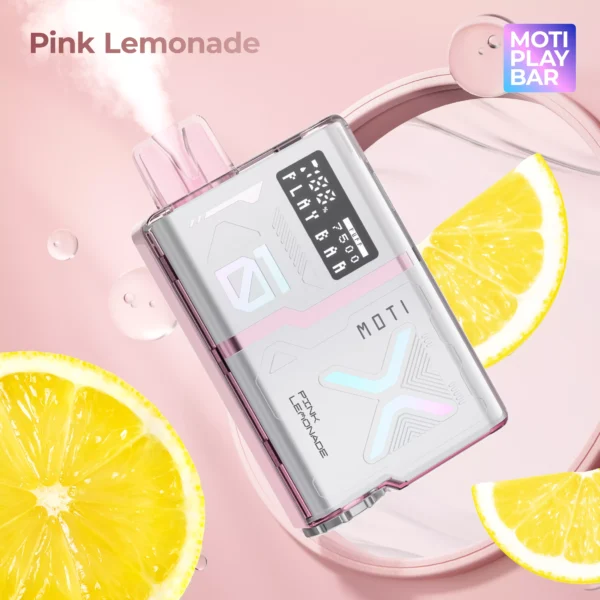 MOTI Play Bar 7500 Puffs Crystal Digital Screen 5% Alacsony nikotintartalmú újratölthető eldobható Vapes Pen Tömeges Vásárlás Nagyker - WINGVAPE - 4