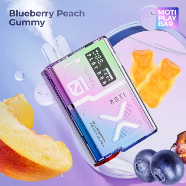 MOTI Play Bar 7500 Puffs Crystal Digital Képernyő 5% Alacsony nikotintartalmú Újratölthető Eldobható Vapes Pen Tömeges Vásárlás Nagyker - WINGVAPE - 6