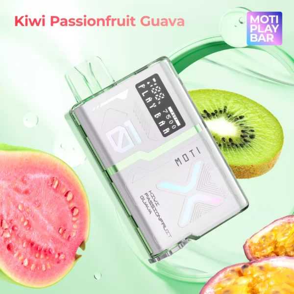 MOTI Play Bar 7500 Puffs Crystal Digital Screen 5% Alacsony nikotintartalmú újratölthető eldobható Vapes Pen Tömeges Vásárlás Nagyker - WINGVAPE - 7