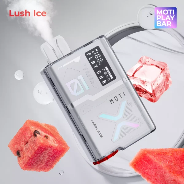 MOTI Play Bar 7500 Puffs Crystal Digital Screen 5% Alacsony nikotintartalmú újratölthető eldobható Vapes Pen Tömeges Vásárlás Nagyker - WINGVAPE - 9